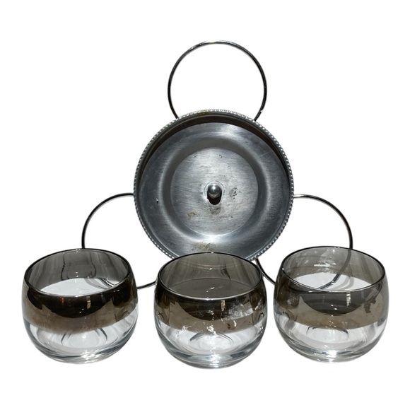 Vintage Mid Century Condiment Tray With Dorthy Thorpe Gas Inserts - Picture 4 of 4